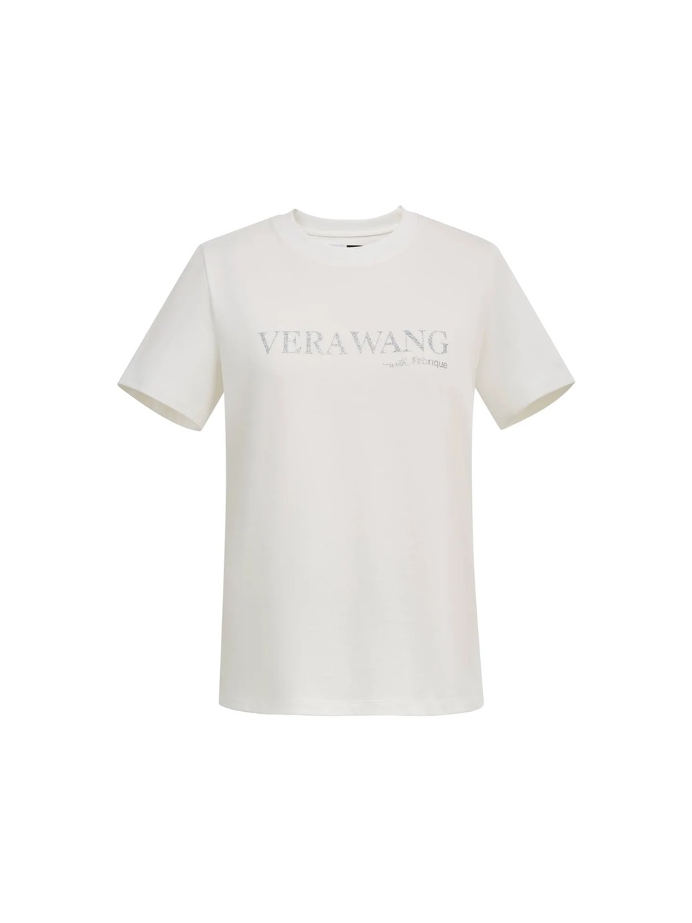 Vera Wang X Fabrique Cipher Silver Graphic T-Shirt in Cotton